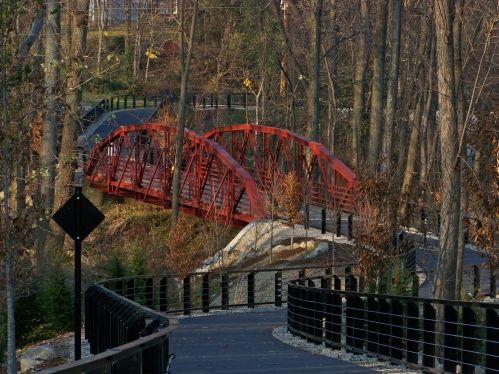 The Warrick County Historic Bridge No. 264 on The Rivertown Trail