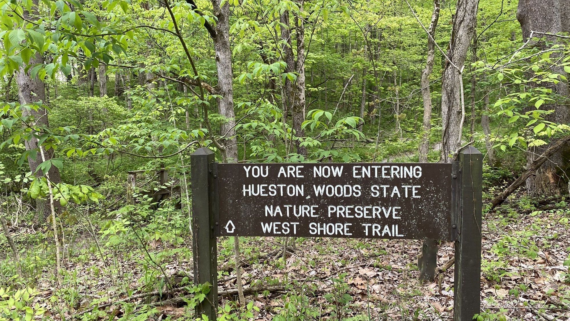 North trailhead of the West Shore Trail - John Wesley Brett