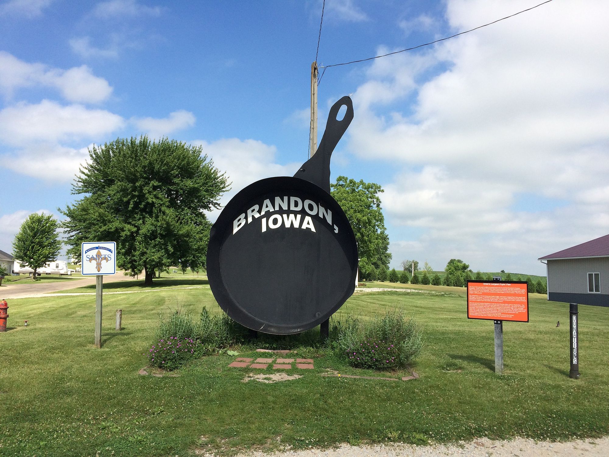 Gilbertville to Brandon, Iowa Detour