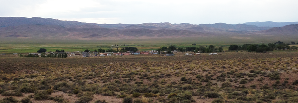 The Duckwater Shoshone Reservation sits in the high desert Railroad Valley near the Pancake Range of Nevada.