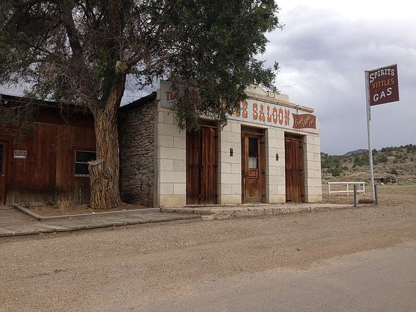 The (closed) Ore House Saloon in Ione, Nevada 