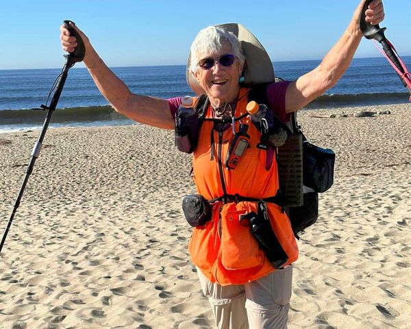 Mary 'Medicare Pastor' Davison Completes Hiking's 'Grand Slam'